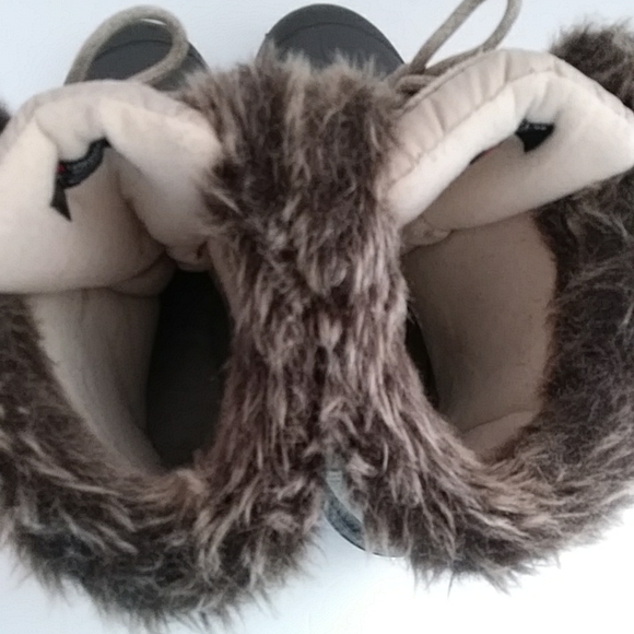 Field & Stream PAC Suede Faux Fur Winter Boots 8 Ivory - Picture 10 of 16